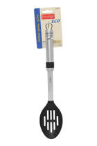Slotted Spoon With Nylon Head Silver/Black
