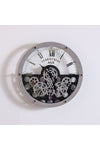 New In Gear Wall Clock-Grey-51x8x51 cm
