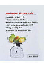 Kitchen Scale White 5kg