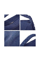 Braided Denim Handbag for Women, Textured Design Shoulder Hand Bag, Premium Stylish Denim Purse