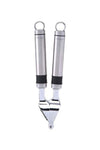 Stainless Steel Eco Garlic Press With Rubbergrip Silver