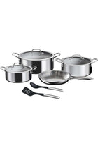 Tri Ply Stainless Steel 9 Pcs Cooking Set | Induction + All Hob Suitable | Pots and Pans Set