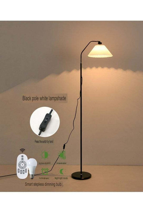 KLNAMAEAAN INS Style High-Grade Cream Atmosphere Lamp for Living Room and Bedroom with 12W Remote Control and Bulb