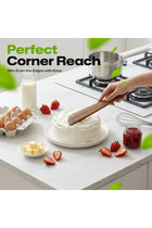 AIUHI 10 Inch Wooden Spatula for Cooking, Premium Teak Spatula Turner, Non-Stick Safe Wooden Egg Flipper