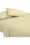 2 Pieces 1cm Stripe Bed Sheets Twin (100x200+30 cm) - Soft Satin Sheet Set with Pillowcases - Deep Pocket, Hotel Collection, Luxury Bedding Set include 1 fitted Sheet, 1 Pillowcase -Camel