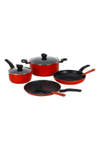 8Pc Nonstick Cookware Set Casserole+ Lid, Sauce pan+ Lid, Frypan, Dosa Tawa, 2pcs nylon tool