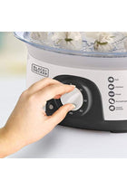 BLACK+DECKER Food Steamer, 775W, 10L 3-Tier Detachable Design, Timer Control, Quick & Easy Meal Prep