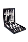 16-Piece Stainless Steel Cutlery Set With No Texture On The Surface Kitchen Utensil Set Silver
