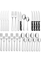 24-Piece Silverware Set for 4, Stainless Steel Flatware Cutlery Set, Kitchen Utensils Set