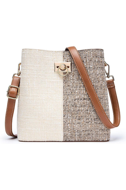 Crossbody Purse for Women, Fashion Ladies' Vegan Leather Bucket Bag,kets for Travel, Everyday