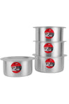 4 Piece Flat Bottom Tope Set- DC2679