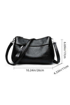 Women's PU Leather Crossbody Bag, Ladies Large-capacity Shoulder Bag Sling Bag Side Bag