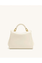 Lucia Classic Top Handbag - White
