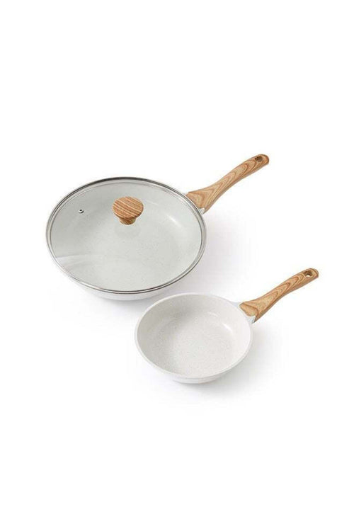 2 Piece Swiss Granite Skillet Set, 20 and 28 CM