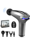 Massager Gun Pro Deep Tissue Therapy Pain Relief Rechargeable Muscle Massager Gun with LCD Display Silent Brushless Motor Percussion Gun 2 Modes 8 Speed