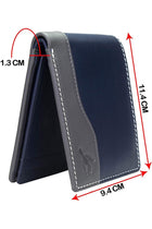 Men's Buttler Genuine Leather RFID Blocking Wallet, 114 Navy, 4.50 Inches X 0.50 Inches X 3.70 Inches, Retro