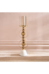 Lotus Ring Pillar Candleholder