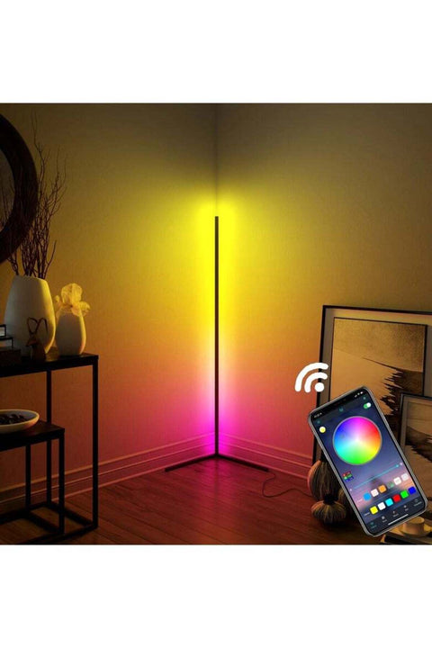 DUSALA Smart RGB Floor Lamp With Remote Control Black