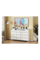 Dressing Model with Electric 16 Drawers for inside Home Room Storage Cabinet 59.06" inches With White Color