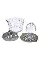 Multi Function Juicer & Grater Clear/Silver