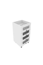 Eldon Make Up Storage Cabinet Durable Vanity Table |Dressing Table | Makeup Table | Desk With Storage Modern Design Bedroom Furniture L 45x45x84 Cm White