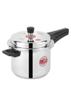 5Liters Elegant Design & High Quality Material Stainless Steel Pressure Cooker With Induction Compatible Silver