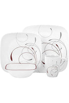 1101053 Vitrelle 16 Pieces Dinnerware Set, Glass