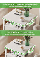 Nightstand with 2 Fabric Drawers, Bedside Table with 1 Open Shelf, Side Table for Living Room and Bedroom, Bedside Nightstand with Metal Frame and Wooden Top