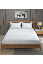Premium Single Size Fitted Bedsheet with 1 Pillowcase – Modern Design & Pattern – Deep Pocket