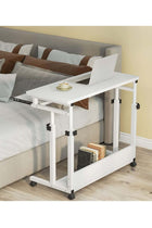 Bedside Computer Laptop Desk Desktop Computer Table with Keyboard Tray Desk Removable Lifting Gaming Study Desk
