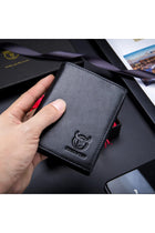Large Capacity Genuine Leather Bifold Wallet/ Holder for Men with 15 Card Slots QB-027