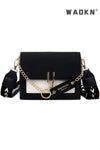 Women's Versatile Contrasting Shoulder Bag, Ladies Fashionable Matte Small Square Bag Crossbody Bag Handbag