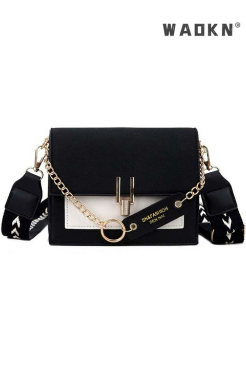 Women's Versatile Contrasting Shoulder Bag, Ladies Fashionable Matte Small Square Bag Crossbody Bag Handbag
