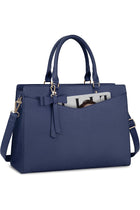 Laptop Bag for Women 15.6 Inch Waterproof PU Leather Tote Bag Business Office Work Bag Briefcase Computer Tote Bag