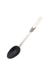 Pro Grip Handle Spoon White/Black/Silver 9.2x4.4cm