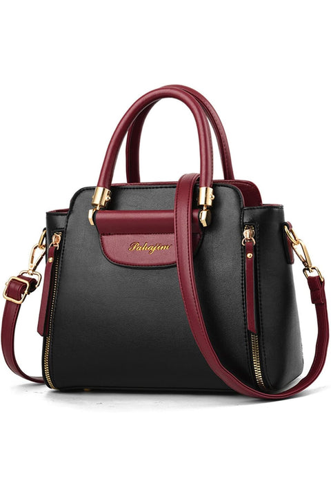 ACICS Womens Handbag Tote Shoulder Purse Leather Purses and Handbags Satchel Tote (B)