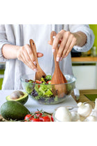 9-Piece Teak Wood Kitchen Utensil Set, Wooden Spoons for Cooking, Wooden Utensils for Cooking
