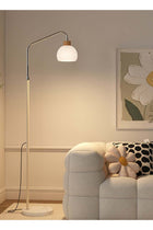 LED French Retro Living Room Sofa Floor Lamp 3-Color Variable Light Bulb Foot Switch