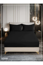 Bedding Fitted Sheet - Fits 150x200 Cm Bed For Queen Bed 3 Pcs (1 Fitted Sheet and 2 Pillowcases) - 30 Cm Deep Pocket - Solid Bed Sheet