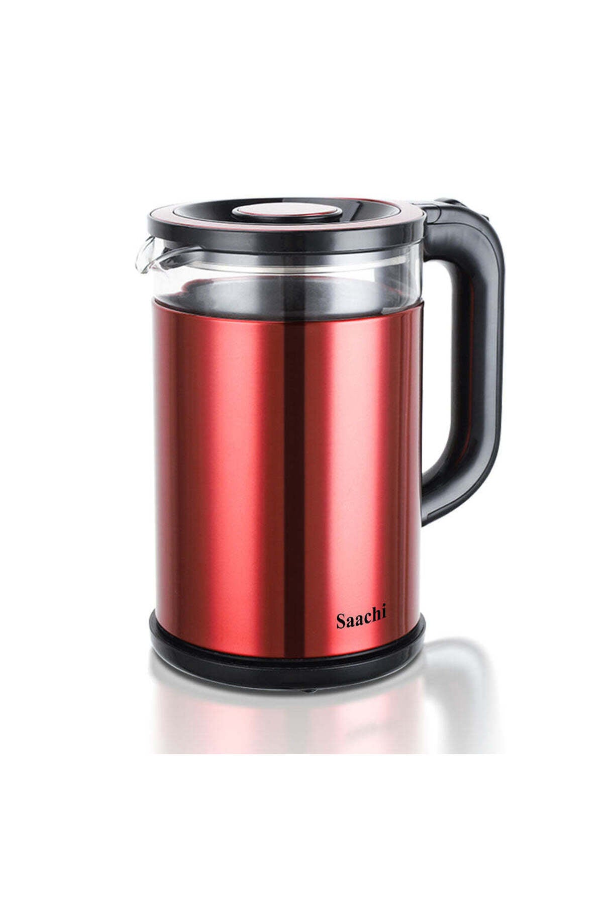 1.8L Premium Cordless Electric Kettle with Borosilicate Glass Body