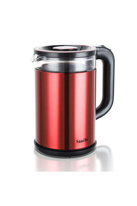 1.8L Premium Cordless Electric Kettle with Borosilicate Glass Body