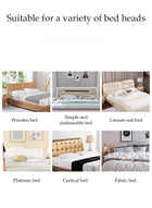 DUNISO Ice Silk Latex Headboard, Anti-Collision Tatami, Full Dustproof Backrest Cover, Thickened Soft Cover Suitable For Bedroom Decoration And Washable (180cm) - Image 4