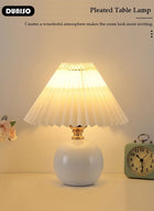 DUNISO Night LED Table Lamp, Simple Modern Table Lamp with White Lampshade, USB Adjustment Switch Table Lamp for Bedroom Living Room Kids Room Dormitory - Image 5