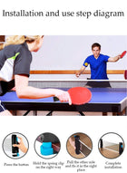 DUNISO 2 Long-Handled Table Tennis Rackets With Three Three-Star Ping Pong Balls, High-Performance Set With Net, Table Tennis Racket Set, Ideal For Skill Development, With Retractable Net, Suitable For Indoor Table Tennis And Outdoor Sports - Image 4