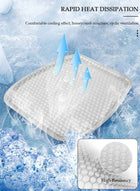 DUNISO Car seat Cushion for Gel Seat Cushion, Cooling Seat Cushion with Non-Slip Office Chair Gel Seat Cushion Home Wheelchair Seat Cushion Soft and Breathable Fits Car, SUV, Pickup Truck - Image 3