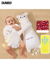 DUNISO Baby Patting Sleeping Toy with with Remote Control,Automatic Soothing Palm Hand,Startle Prevention Pat Pillow with Detachable red bean liner