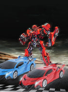 DUNISO Transformer Cars Toys for Boys ,Remote Controlled Deformed Cars for Boys Electric RC Racing Car Toys for Children Best Vehicles Toy Birthday for Boys Girls Red - Image 3