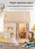 DUNISO Large Kids Tent House Indoor Outdoor, portable tent game houses, princess castle tents, baby playhouses,kids indoor play room toys,with storage bags, suitable for children aged 1 to 12 - Image 4