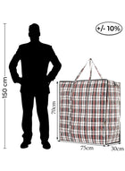 DUNISO 4Pcs Strong Storage Laundry Bags，Large Moving Bags with Zipper & Handles，Reusable Storage Zip Bag, Jumbo Heavy Duty Nylon Organizer Bags，Waterproof, Dustproof, and Dirt Resistant，for Quilts Blankets Pillows Cloths,70*75*30CM - Image 4