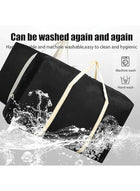 DUNISO 5 Pcs Extra Large Moving Bags，Storage Bags with Strong Zippers & Carrying Handles，Waterproof and Dustproof Heavy Duty Laundry Bag,Space Saving, for Bedding/Duvets/Pillows/Laundry/Clothes，70*50*25cm - Image 3